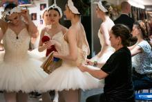 Ballerina's achter de schermen