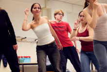 Leerlingen in een workshop